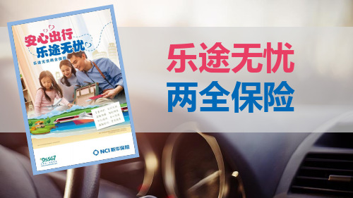 新华人寿乐途无忧两全保险背景理念产品解析投保案例29页