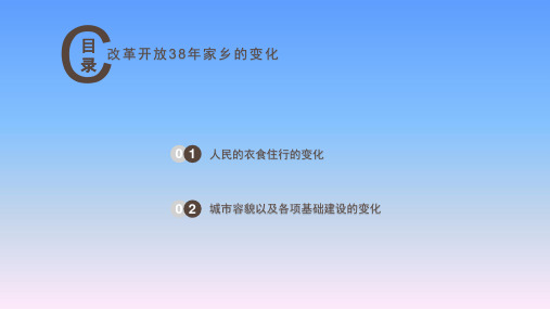 改革开放38年家乡的变化(安徽省合肥市)