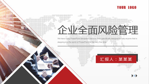 企业全面风险管理培训讲座PPT