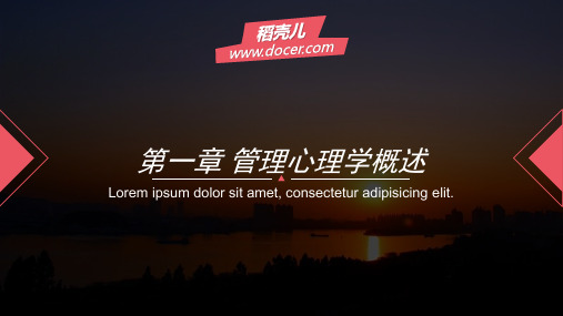 管理心理学概述(PPT42页)