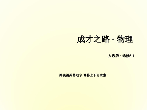 高中物理人教选修3-1课件 第3章 磁场