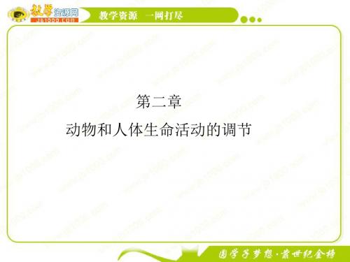 2012高考生物一轮复习精选课程：2.1_通过神经系统调节(新人教版必修3)