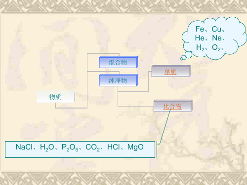 初三化学物质组成的表示方法