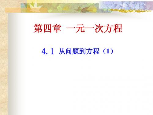 方程