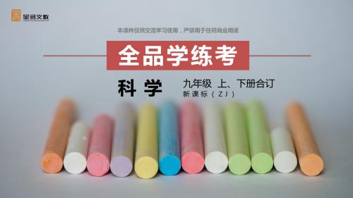 九年级科学第4节第2课时 实验：探究杠杆的平衡条件