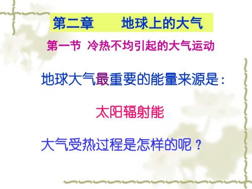 冷热不均引起的大气运动PPT课件3 人教版