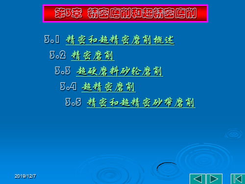 第3章 精密磨削加工 优质课件