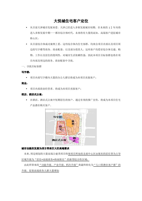 大悦城住宅客户定位113995158