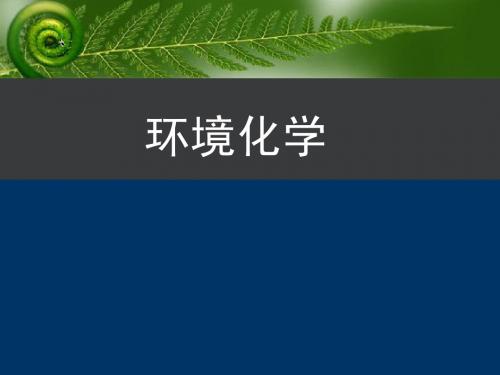 环境化学课件