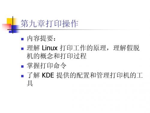 第09章 打印操作