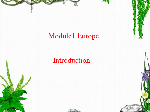 外研版高中英语必修三 Module1 Introduction 课件 (共31张PPT)