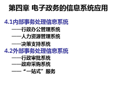 电子政务的应用体系1文件ppt课件