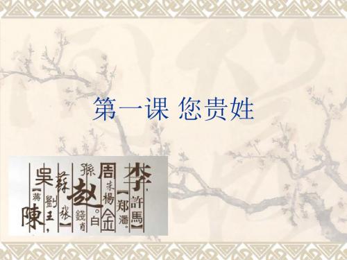 [精品]【示范课】《当代中文》第一课教案