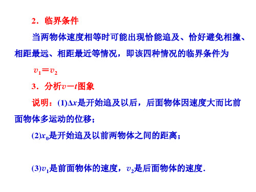 高一物理追及相遇问题优秀课件