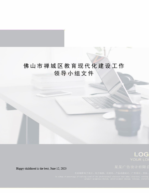 佛山市禅城区教育现代化建设工作领导小组文件