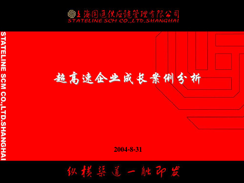 企业成长案例分析