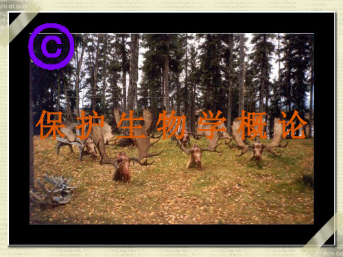 保护生物学概论