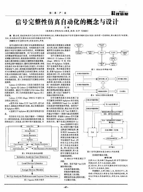 信号完整性仿真自动化的概念与设计