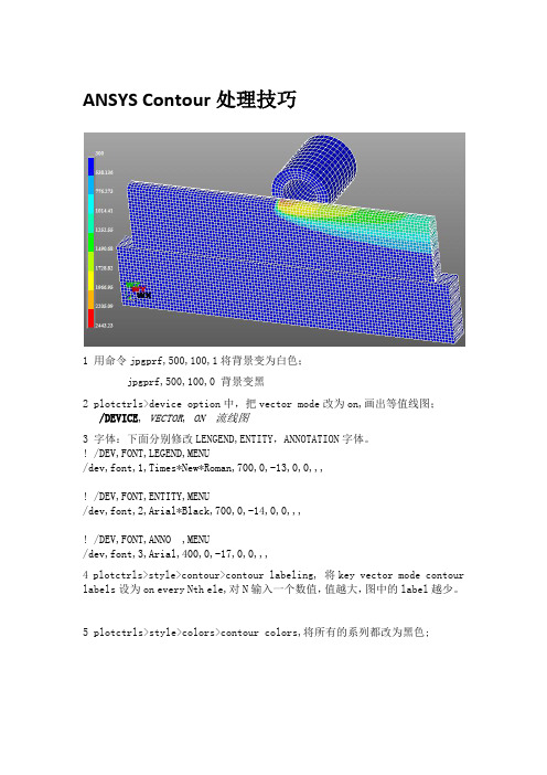 ansys contour后处理技巧