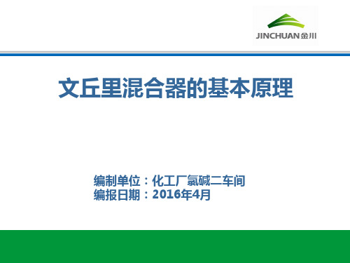文丘里混合器的基本原理(PPT课件)