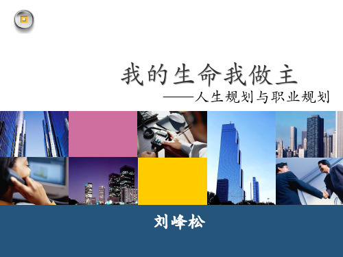 我的生命我做主-职业规划ppt