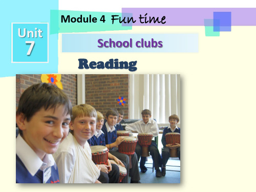 Unit 7 School clubs 课件 1