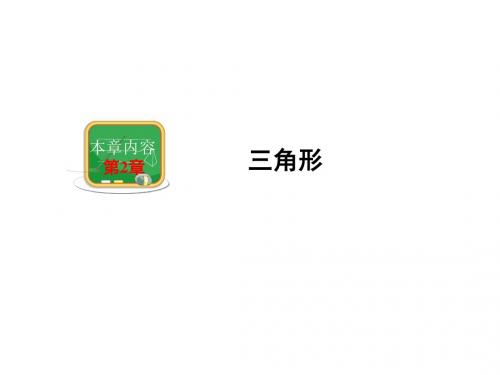 湘教版八年级数学上册课件 2.1 《三角形》课件