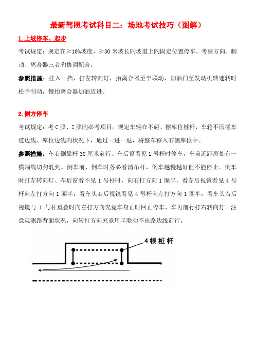 2022年最新驾照考试科目二场地考试技巧图解