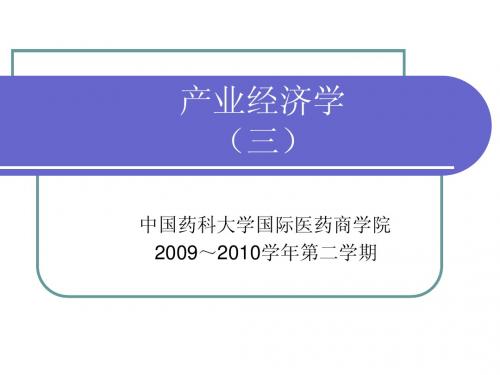 产业经济学3