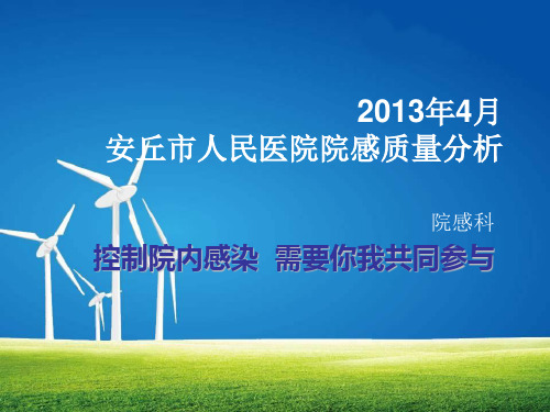 院感科质量分析 PPT课件