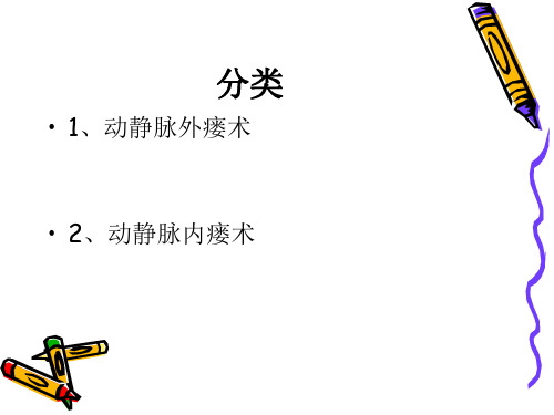 动静脉造瘘【PPT课件】