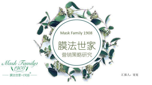 膜法世家营销策略研究