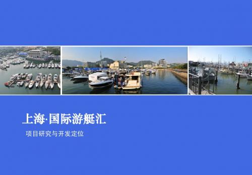 上海国际游艇会项目立项提报政府