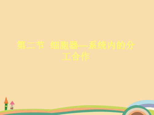 高一生物细胞器PPT教学课件