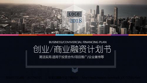 2018年度商业融资计划书