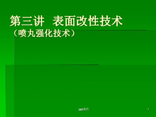 喷丸强化技术  ppt课件