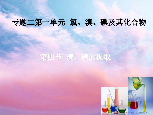 高中化学《溴、碘的提取》课件
