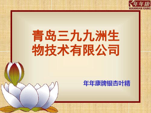 年年康银杏叶精