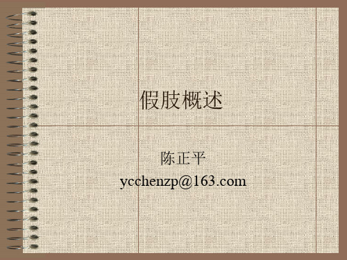 假肢概述