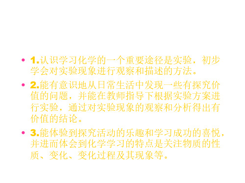 九年级化学物质性质的探究