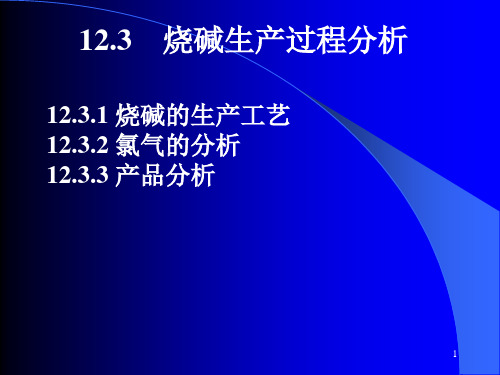 化学工业分析之烧碱生产过程分析