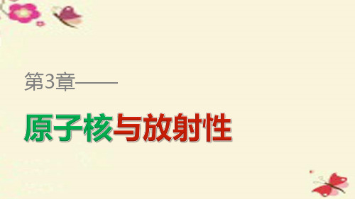 高中物理 第3章 原子核与放射性 第1讲 原子核结构课件 鲁科版选修35