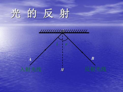 物理：2.2《光的反射》课件2(人教版八年级上)