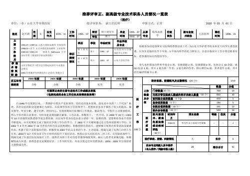 主要专业技术工作业绩范文