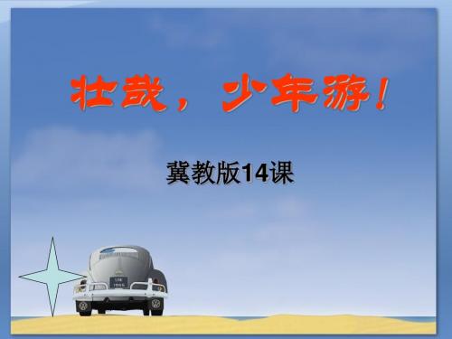 《壮哉,少年游》PPT课件3