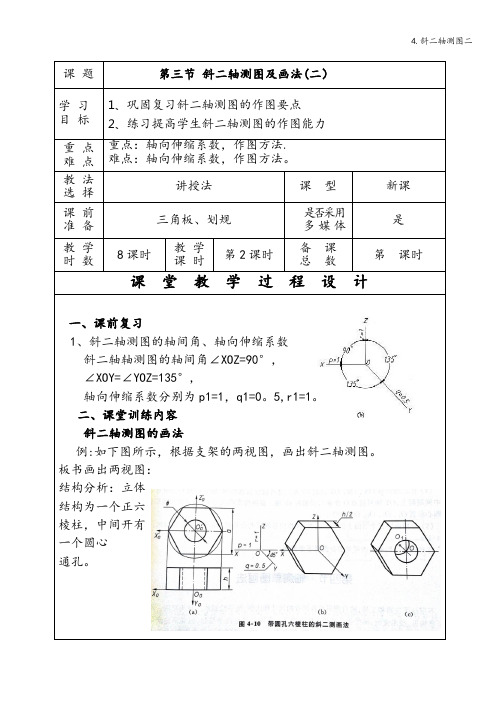 4.斜二轴测图二