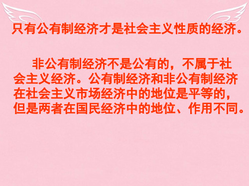高中政治 第五课之《公司的经营》课件 新人教版必修1