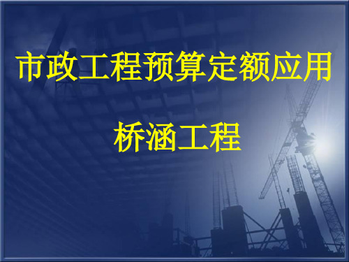 桥涵工程计量与计价(1)精品PPT课件