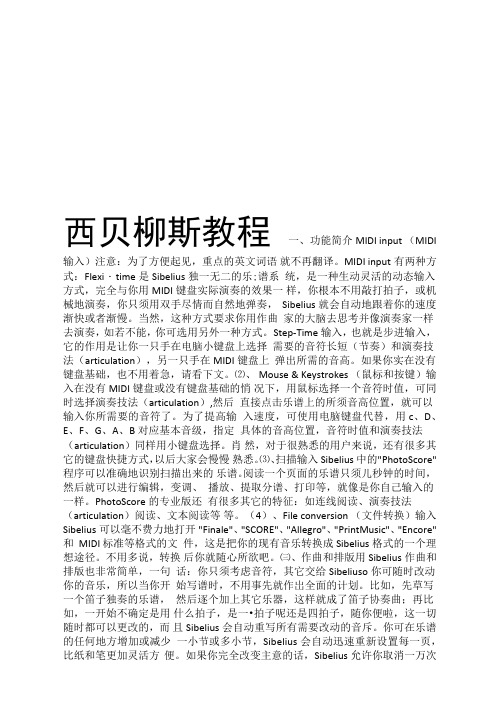 西贝柳斯教程