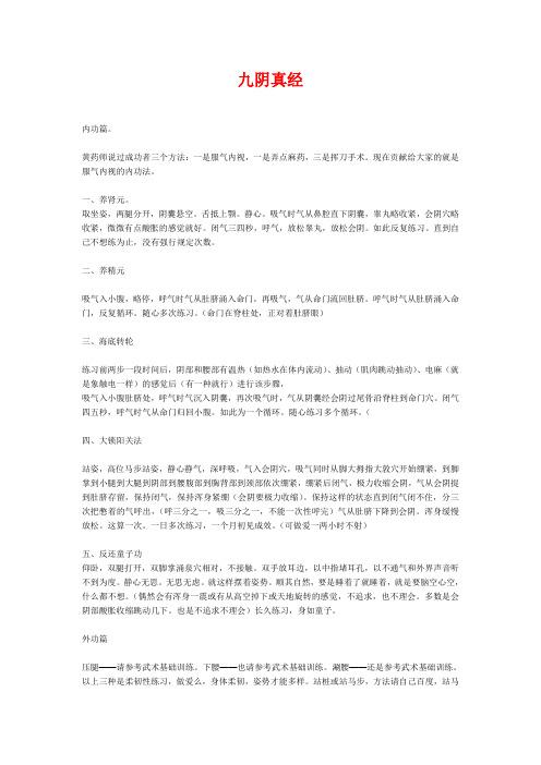 九阴真经